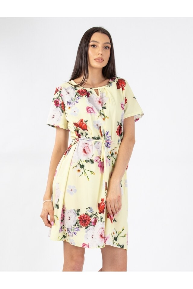 Rochie Dama Lilibeth Galben, marime universala