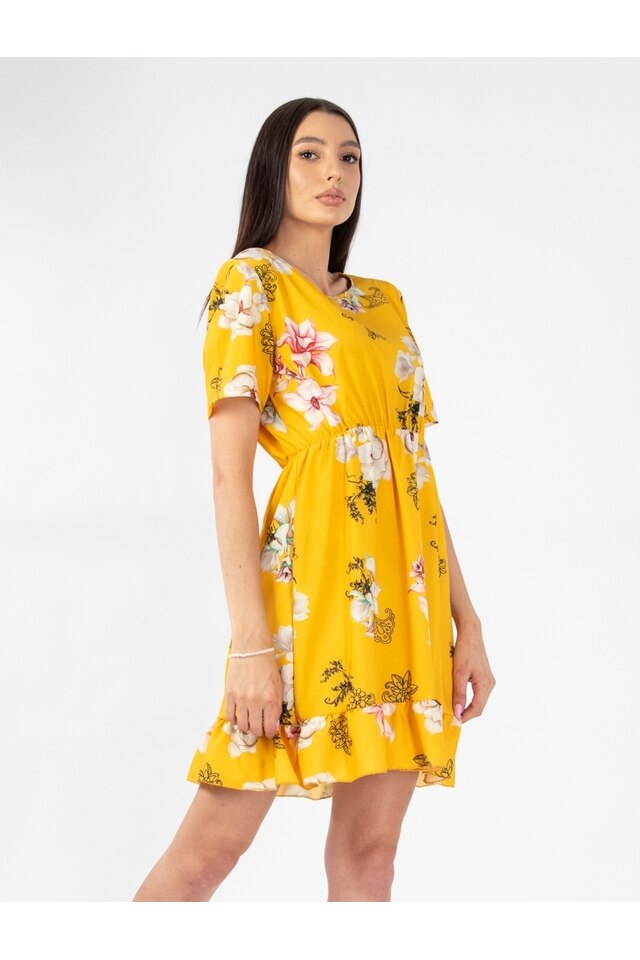 Rochie Dama Serenity Galben, marime universala