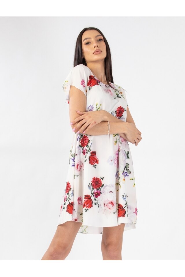 Rochie Dama Tristen Alb, marime universala