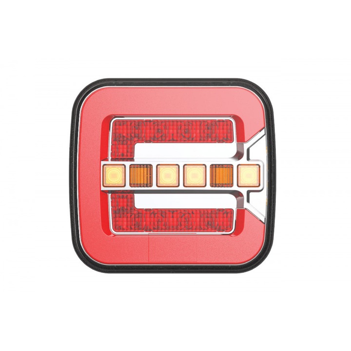 Féklámpa 110x102, 3 funkciós, LED, RCL-08-LP, 02373 Amio