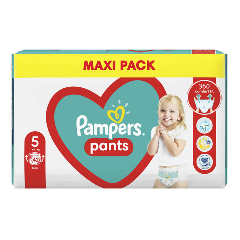 wound Ultimate Attend Set 42 Scutece Pampers Pants Nr.5, 12-17 kg, Tip Chilot - eMAG.ro