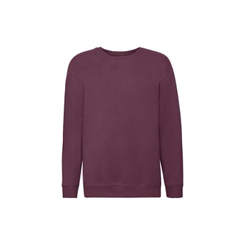 Bluza copii Set-in Sweat, Fruit of the Loom, Premium, Bumbac/Poliester, 9-11 ani, Burgundy Bluza copii Set-in Sweat, Fruit of the Loom, Premium, Bumbac/Poliester, 9-11 ani, Burgundy