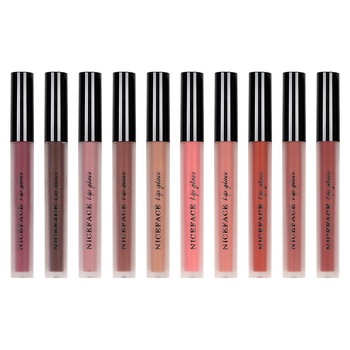 Set 10 Rujuri Lichide Mate Mousse Matte Lip Gloss NICEFACE Set 10 Rujuri Lichide Mate Mousse Matte Lip Gloss NICEFACE