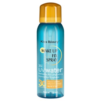 Spray Fixare, Kiss Beauty, UV Water, Spf30, 150 ml Spray Fixare, Kiss Beauty, UV Water, Spf30, 150 ml