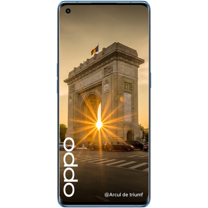 Telefon mobil Oppo Reno 6 Pro, Dual SIM, 256GB, 12GB RAM, 5G, Arctic Blue