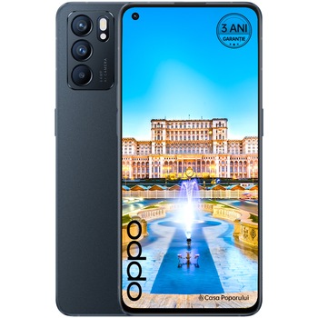 Telefon mobil Oppo Reno 6, Dual SIM, 128GB, 8GB RAM, 5G, Stellar Black Telefon mobil Oppo Reno 6, Dual SIM, 128GB, 8GB RAM, 5G, Stellar Black