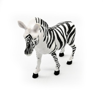 Figurina Animal Salbatic, Zebra, 14 cm, Realistic model, Vision® Figurina Animal Salbatic, Zebra, 14 cm, Realistic model, Vision®