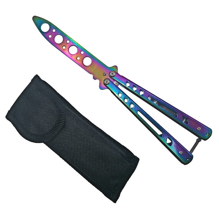 Briceag fluture, Rainbow Clash, antrenament, 22 cm