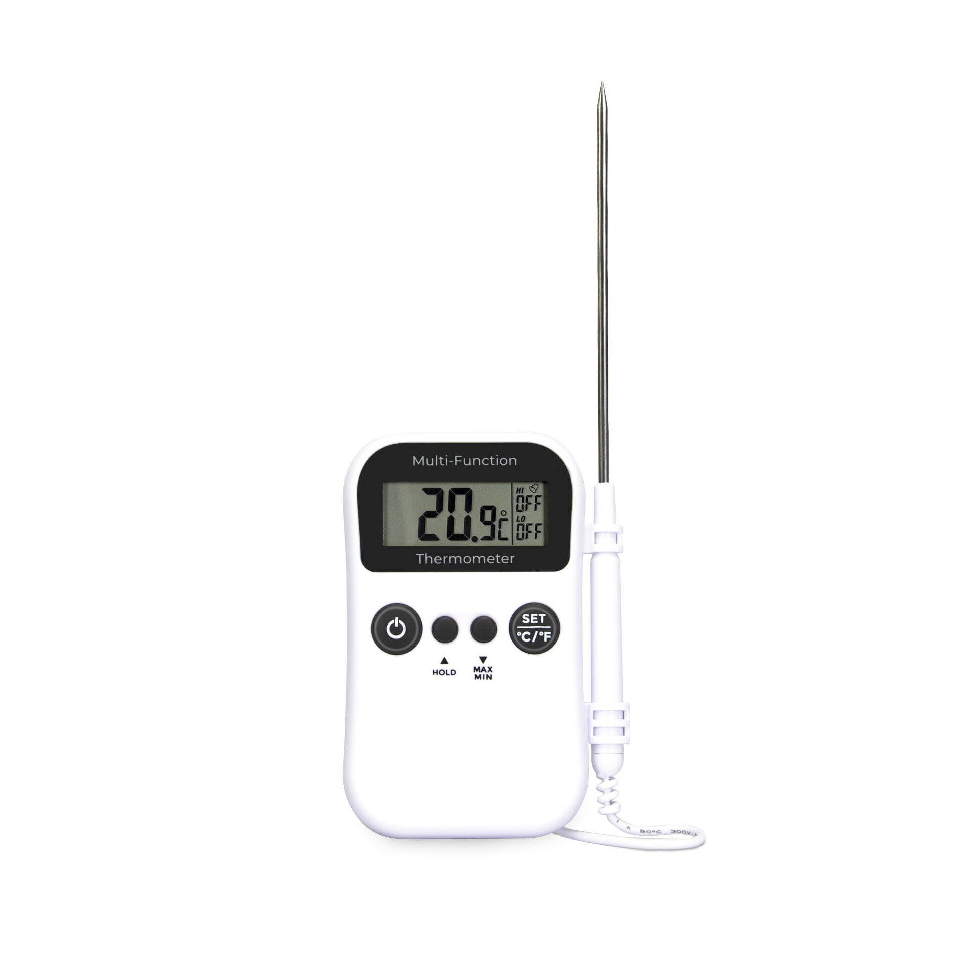 Termometru digital multifunctional cu sonda din otel inoxidabil, ETI 810-927