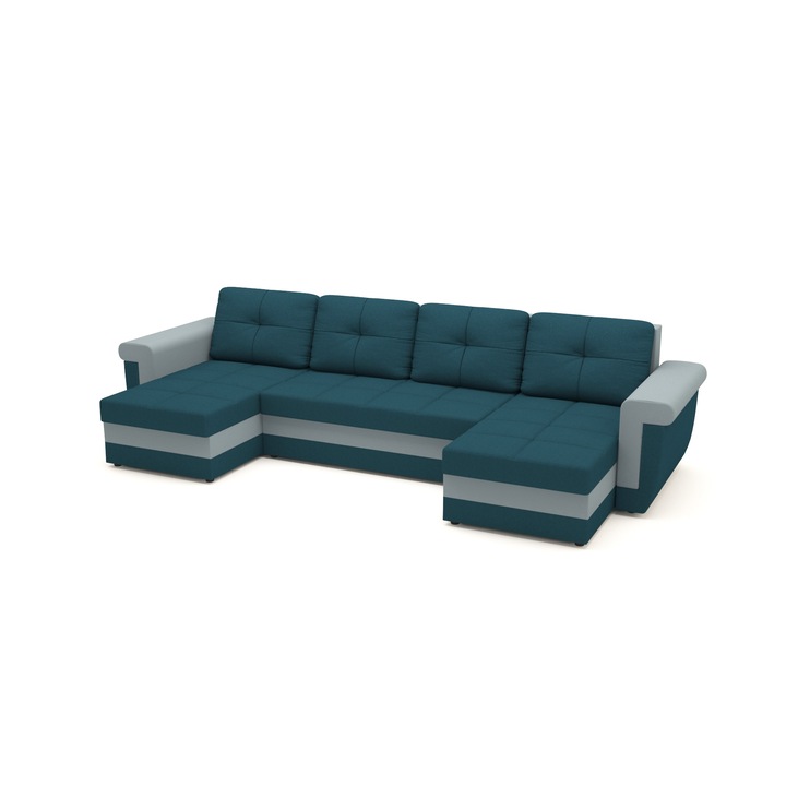 Canapea extensibila Calio A&T U Shape, 330 x 140 x 90 cm