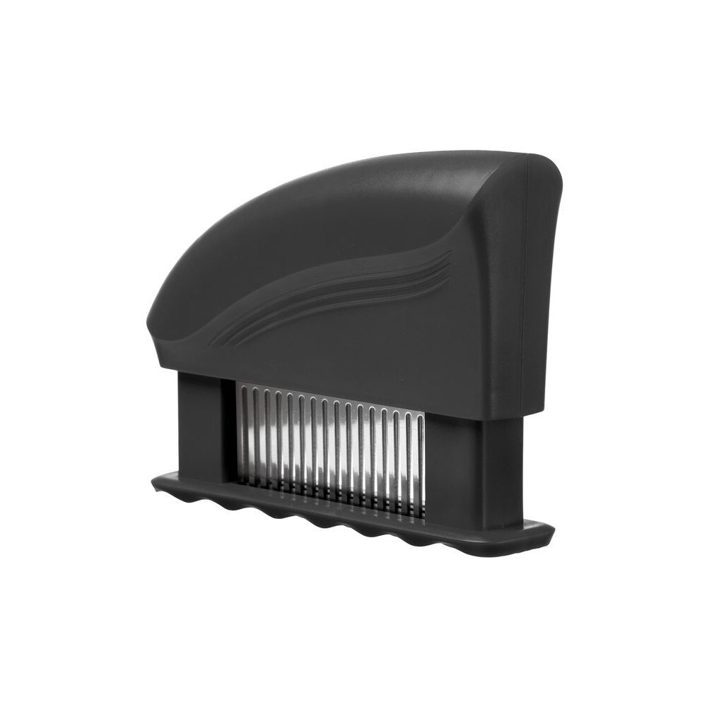 Dispozitiv fragezire carne Hendi, cu 51 lame, otel inoxidabil 18/8, plastic ABS, Negru, 15x4.2x11.8 cm