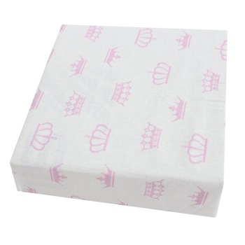 Cearceaf Prichindel, patut 120x60 cm, Princess , alb Cearceaf Prichindel, patut 120x60 cm, Princess , alb