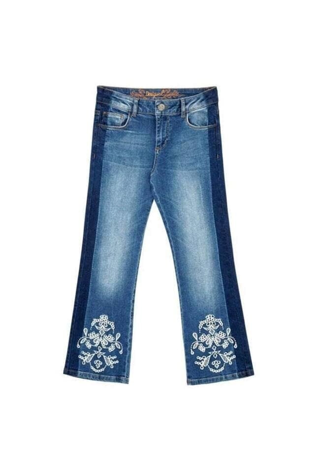 Blugi Desigual 18SWDD36, Albastru, XS