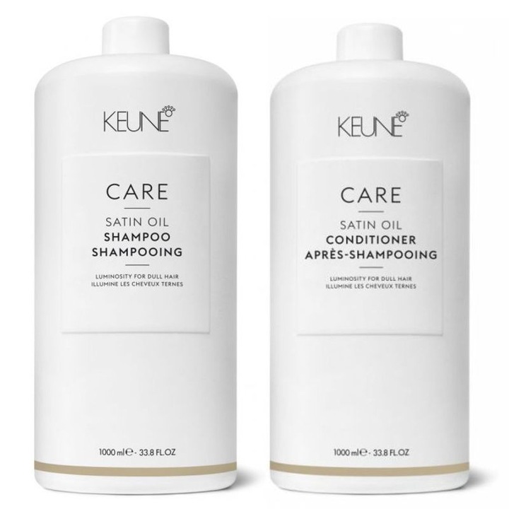 Kit Keune Care Satin Oil 1000 ml - Sampon si Balsam