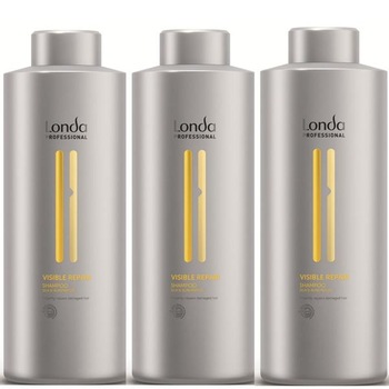 Pachet 3 x Sampon Reparator - Londa Professional Visible Repair Shampoo 1000 ml Pachet 3 x Sampon Reparator - Londa Professional Visible Repair Shampoo 1000 ml