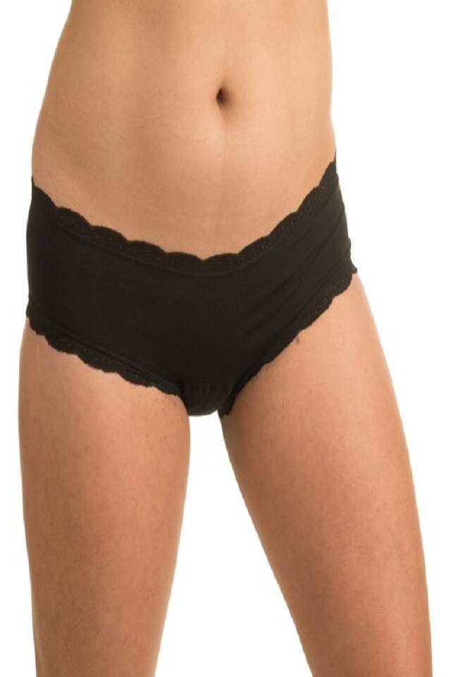 Bikini negri cu dantela, de dama pentru incontinenta urinara UNDERWUNDER