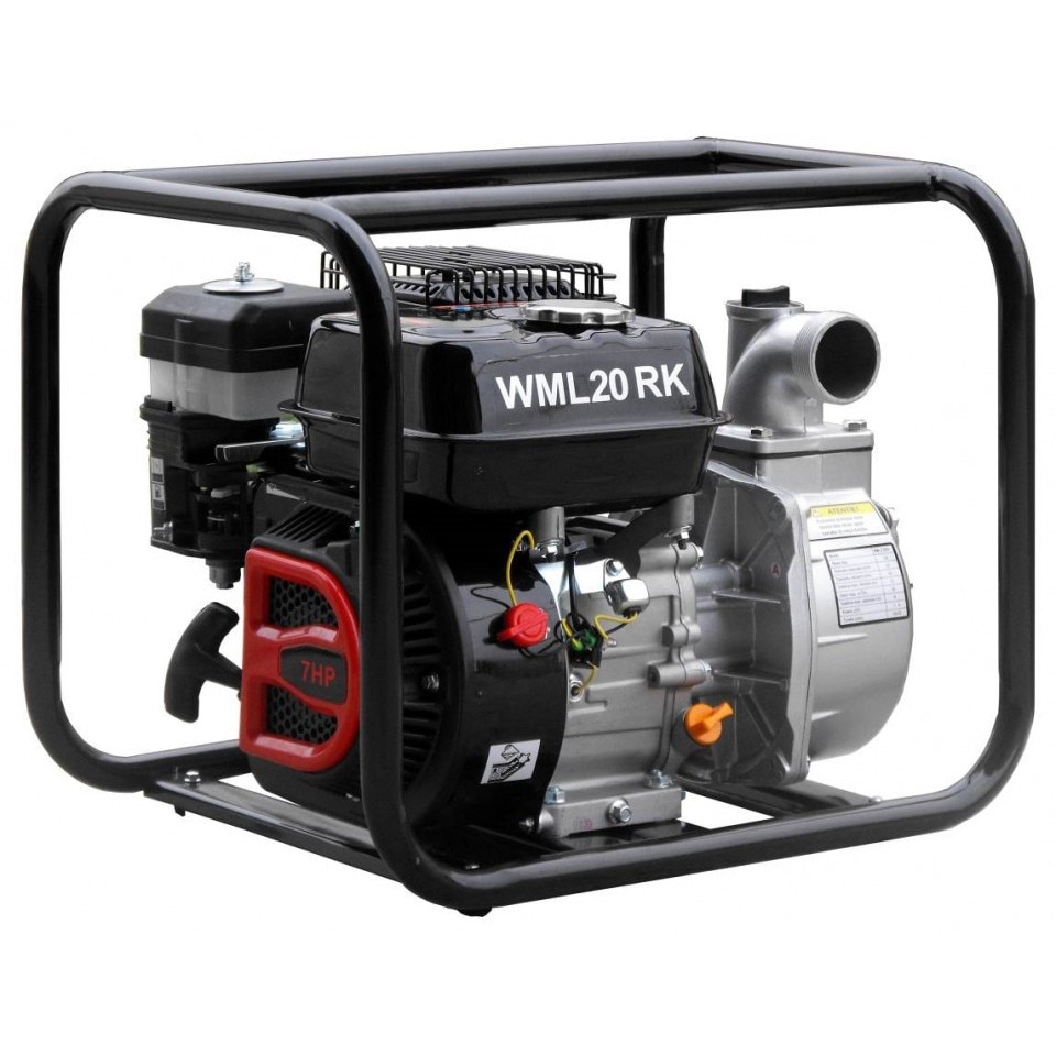 Motopompa apa curata MEDIA LINE WML 20 RK 7 CP -2 toli, putere motor 7 CP, debit 1800 l/h