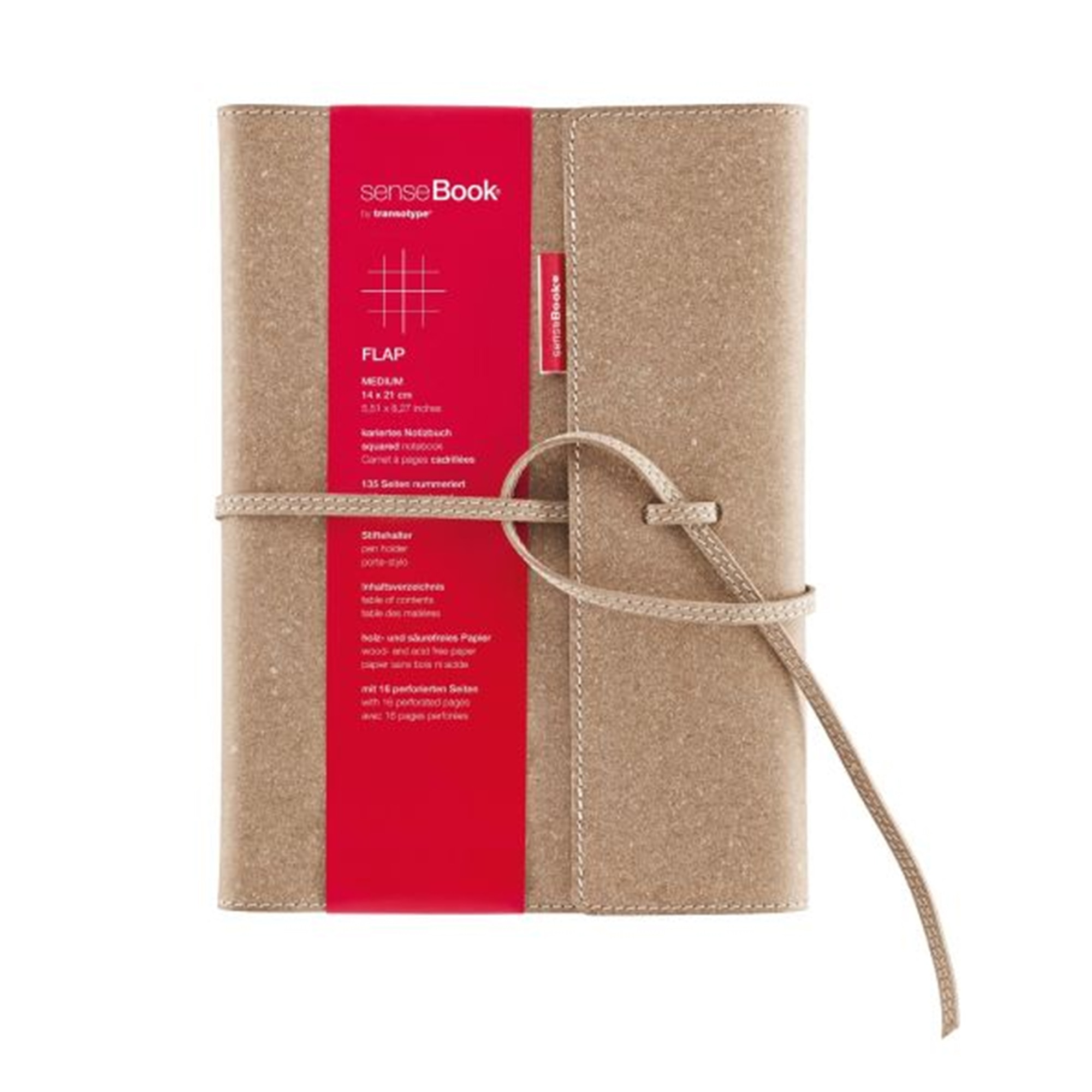 Agenda Magnetoplan Sensebook format M, elastic, mat