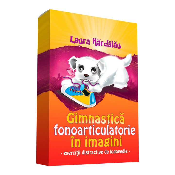 Joc educativ, Gimnastica fonoarticulatorie in imagini, 40 cartonase, 3 ani