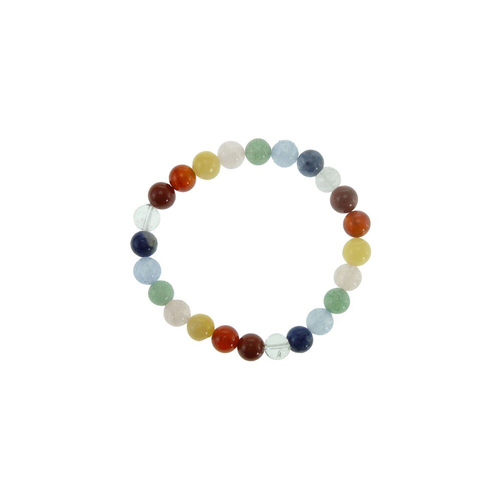 Bratara elastica cu mix de pietre semipretioase