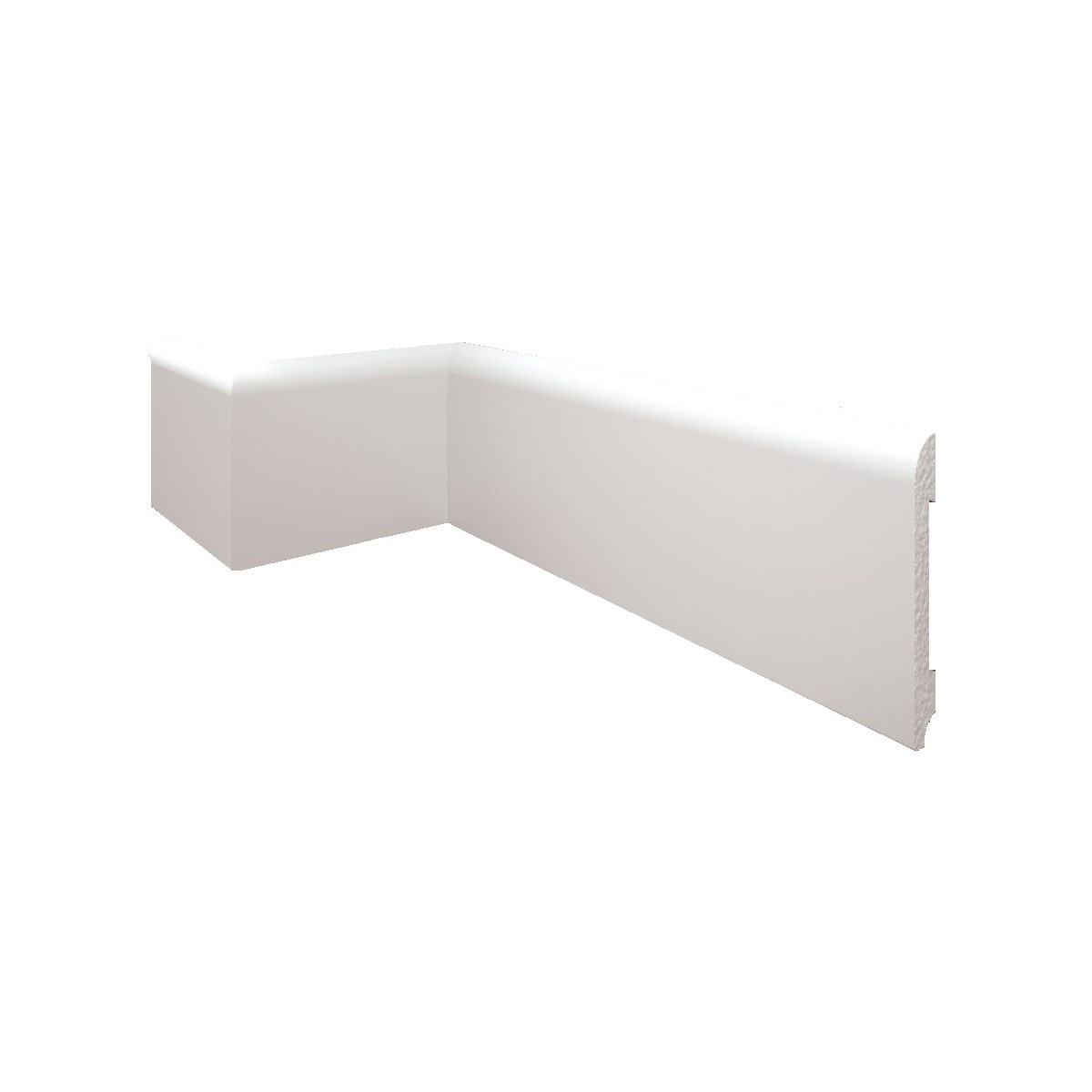 Plinta decorativa DUROTEC11 2.44 ML , 80 x 2440mm, Alb