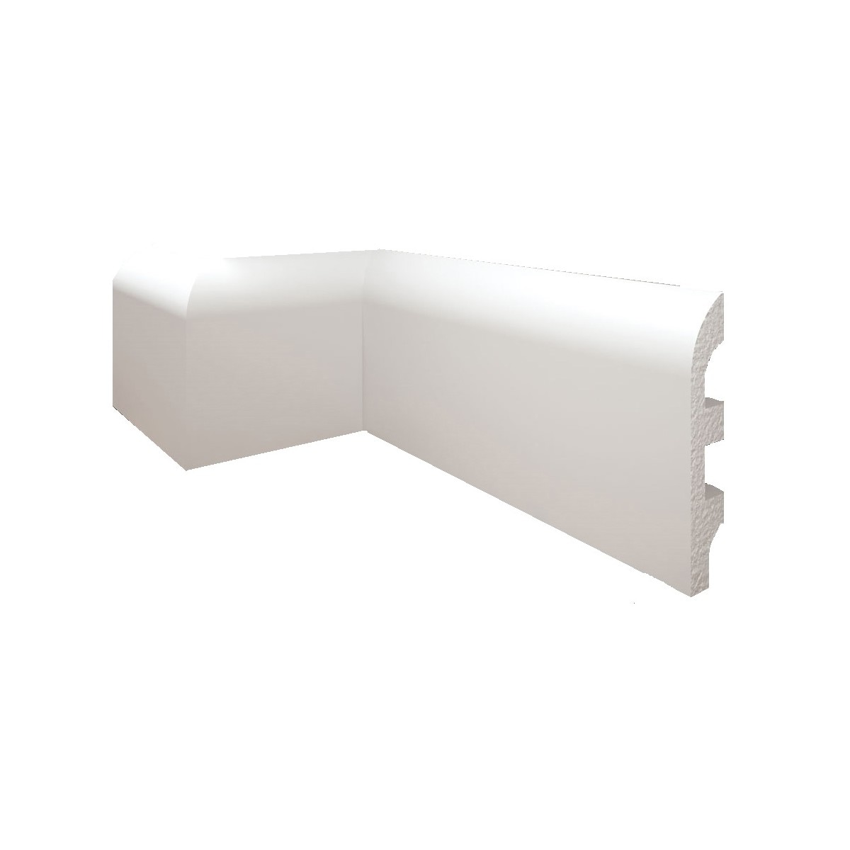 Plinta decorativa DUROTEC19 2.44 ML , 100 x 2440mm, Alb