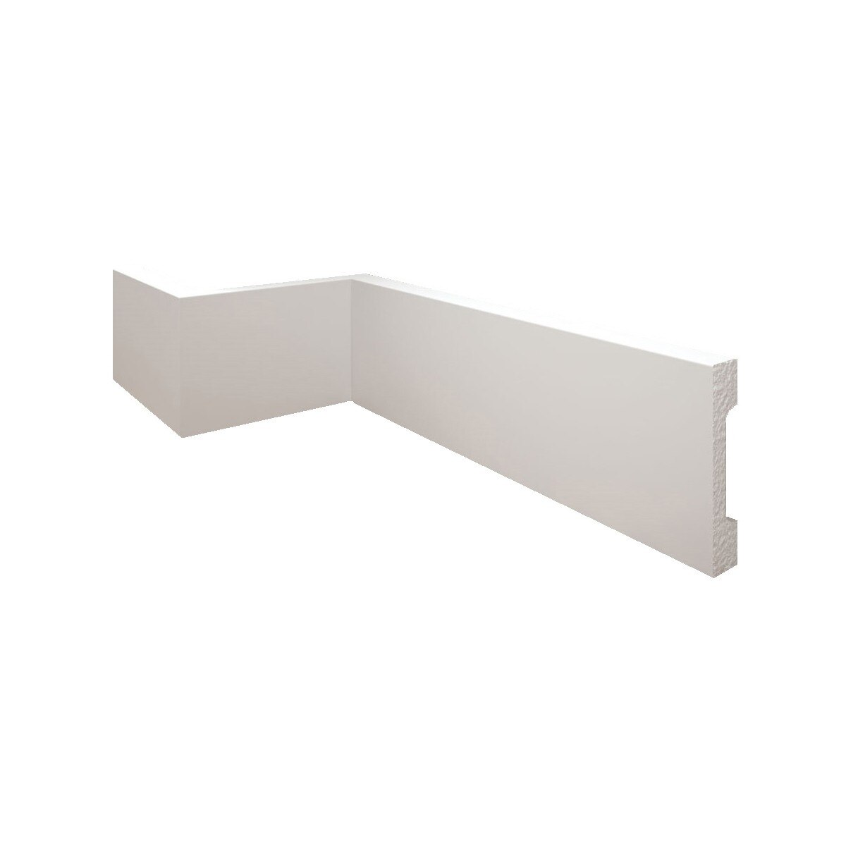 Plinta decorativa DUROTEC23 2.44 ML , 70 x 2440mm, Alb