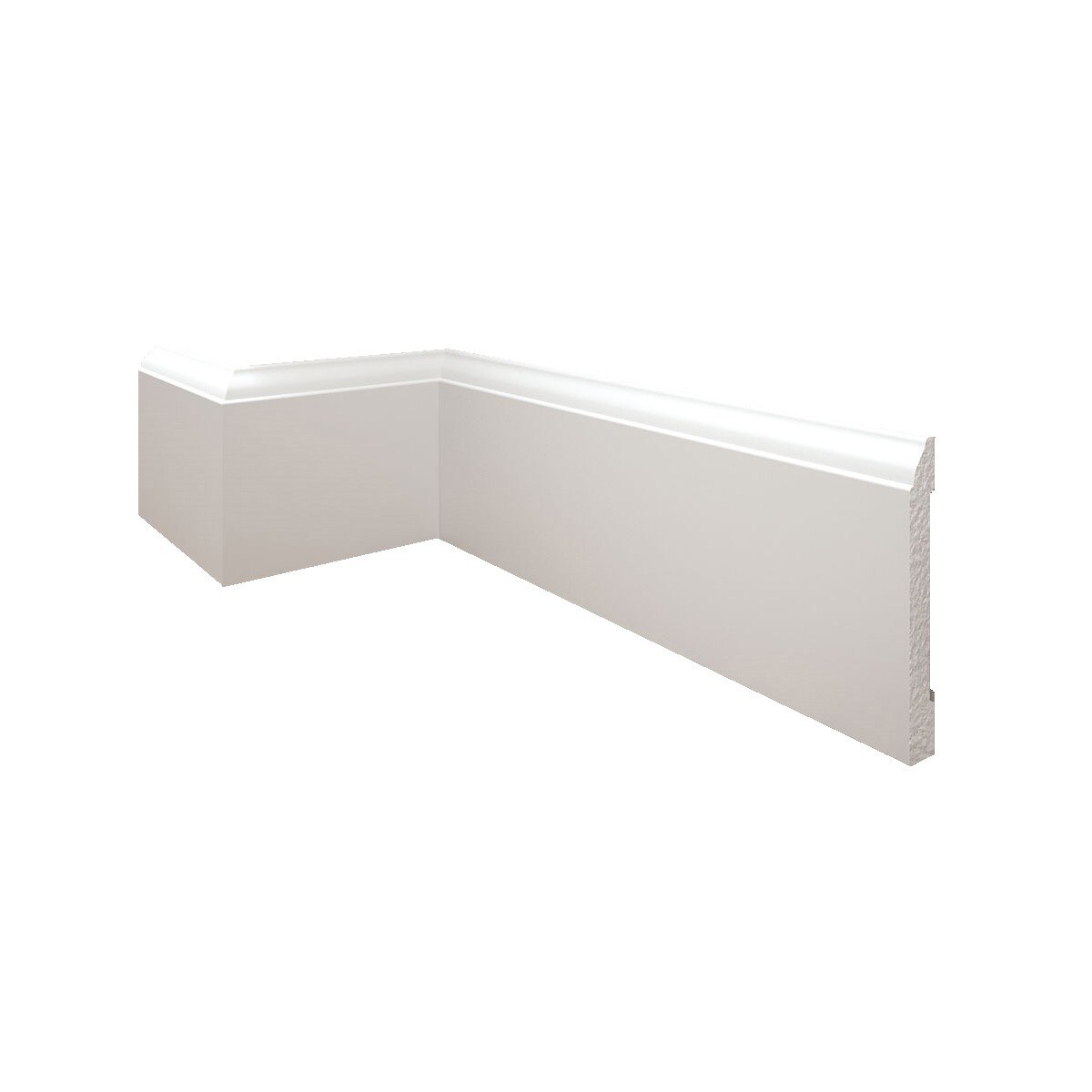 Plinta decorativa DUROTEC15 2.44 ML , 83 X 2440mm, Alb