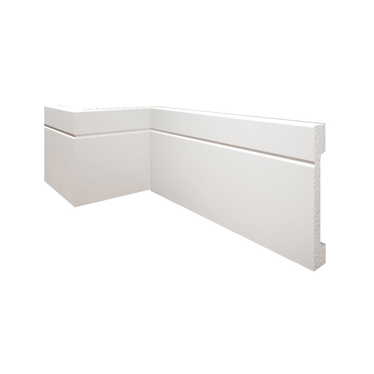 Plinta decorativa DUROTEC20 2.44 ML , 110 x 2440mm, Alb