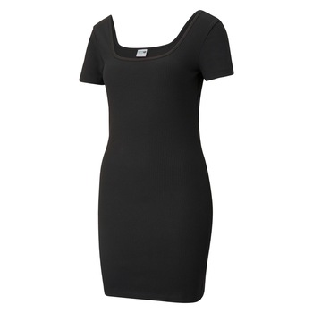 Rochie Puma Classics Square Neck Ribbed Dress 53161501 Femei, Negru, XS Rochie Puma Classics Square Neck Ribbed Dress 53161501 Femei, Negru, XS