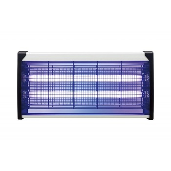 Aparat anti-insecte, 49.2 x 26.2 x 7 cm, 2 tuburi UV, 2 x 15W, 80mp, Alb cu Negru Aparat anti-insecte, 49.2 x 26.2 x 7 cm, 2 tuburi UV, 2 x 15W, 80mp, Alb cu Negru