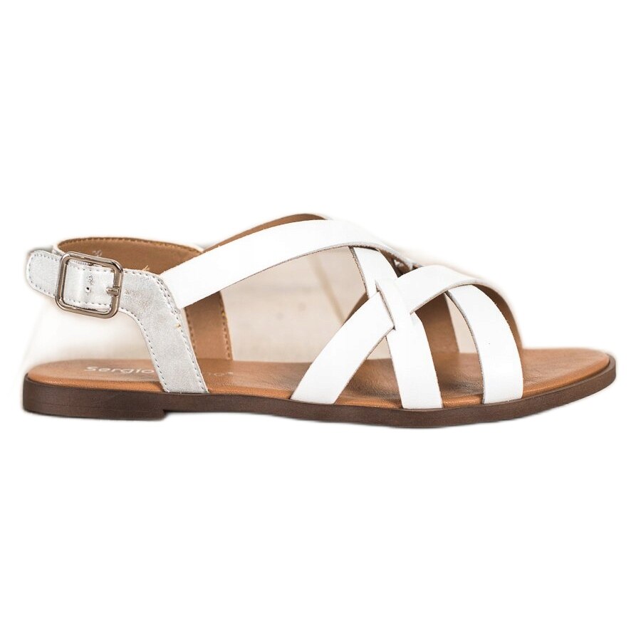 Sandale de dama, Sergio Leone, BM114559, alb