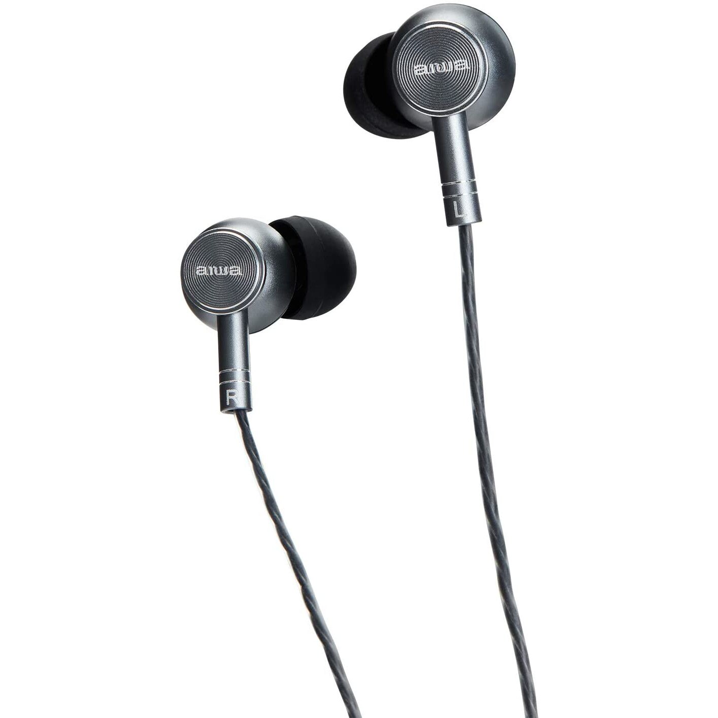 Casti Intra-auriculare Aiwa, ESTM-100TN, Jack 3.5mm, Stereo, Gri/Negru