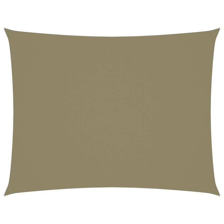 vidaXL bézs téglalap alakú oxford-szövet napvitorla 6 x 8 m 135168