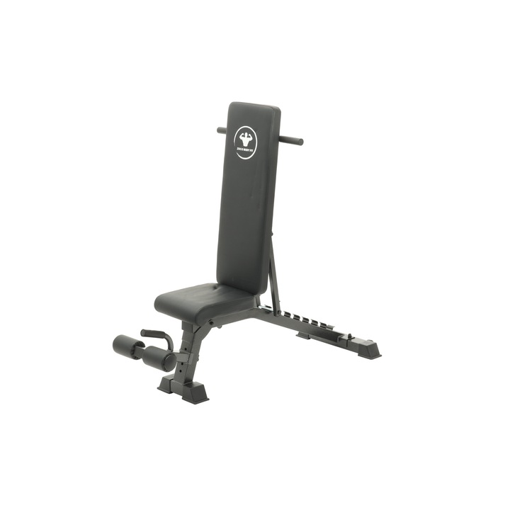 Многофункционална фитнес пейка ZOCO BODY FIT YLY007, Регулируем, 9 позиции за регулиране, Черен