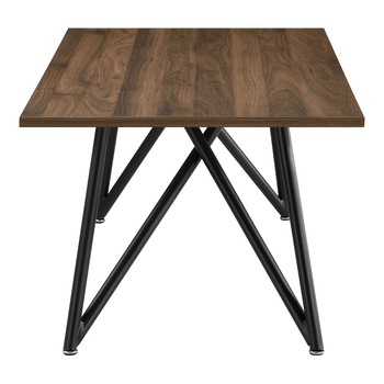 Masuta cafea, en.casa, Sater DH, 120 x 60 x 45 cm, MDF/otel, maro/negru Masuta cafea, en.casa, Sater DH, 120 x 60 x 45 cm, MDF/otel, maro/negru