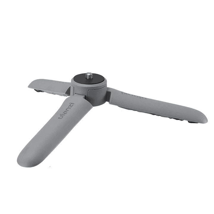 Ulanzi MT-10 szürke markolat és mini állvány 1/4 menettel kamerákhoz és okostelefonokhoz