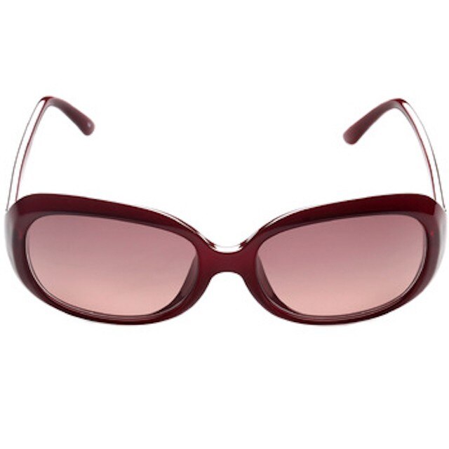 Ochelari de soare femei Fendi, culoare visinie