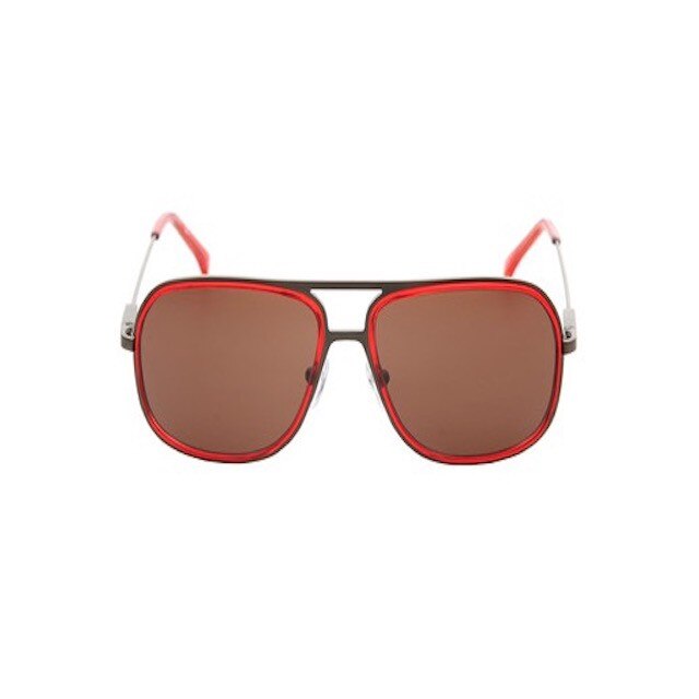 Ochelari de soare unisex Calvin Klein Jeans, culoare orange