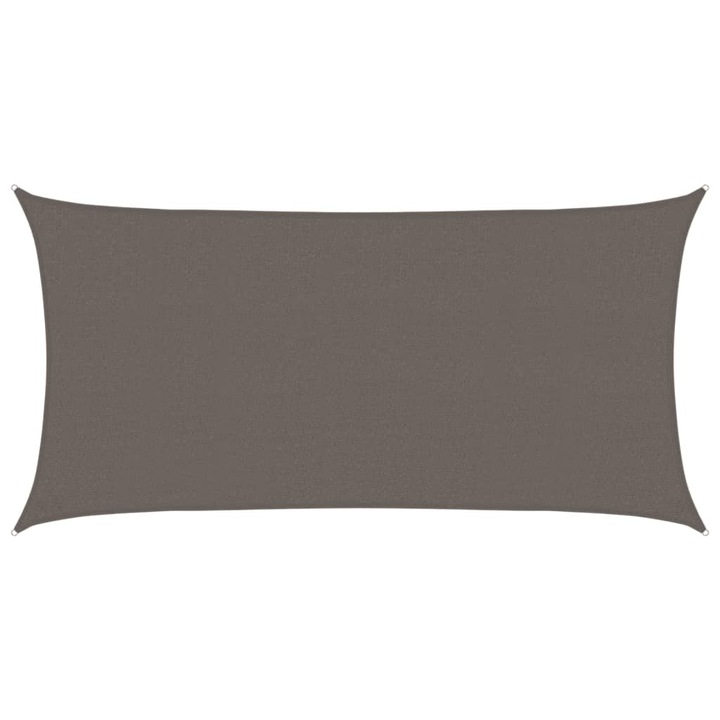 Panza parasolar vidaXL, antracit, 2,5x5 m, HDPE, 160 g/m², 1.92 kg