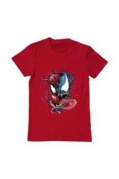 Tricou barbat, Printado, venom vs spiderman, Bumbac, Regular fit, Rosu Tricou barbat, Printado, venom vs spiderman, Bumbac, Regular fit, Rosu