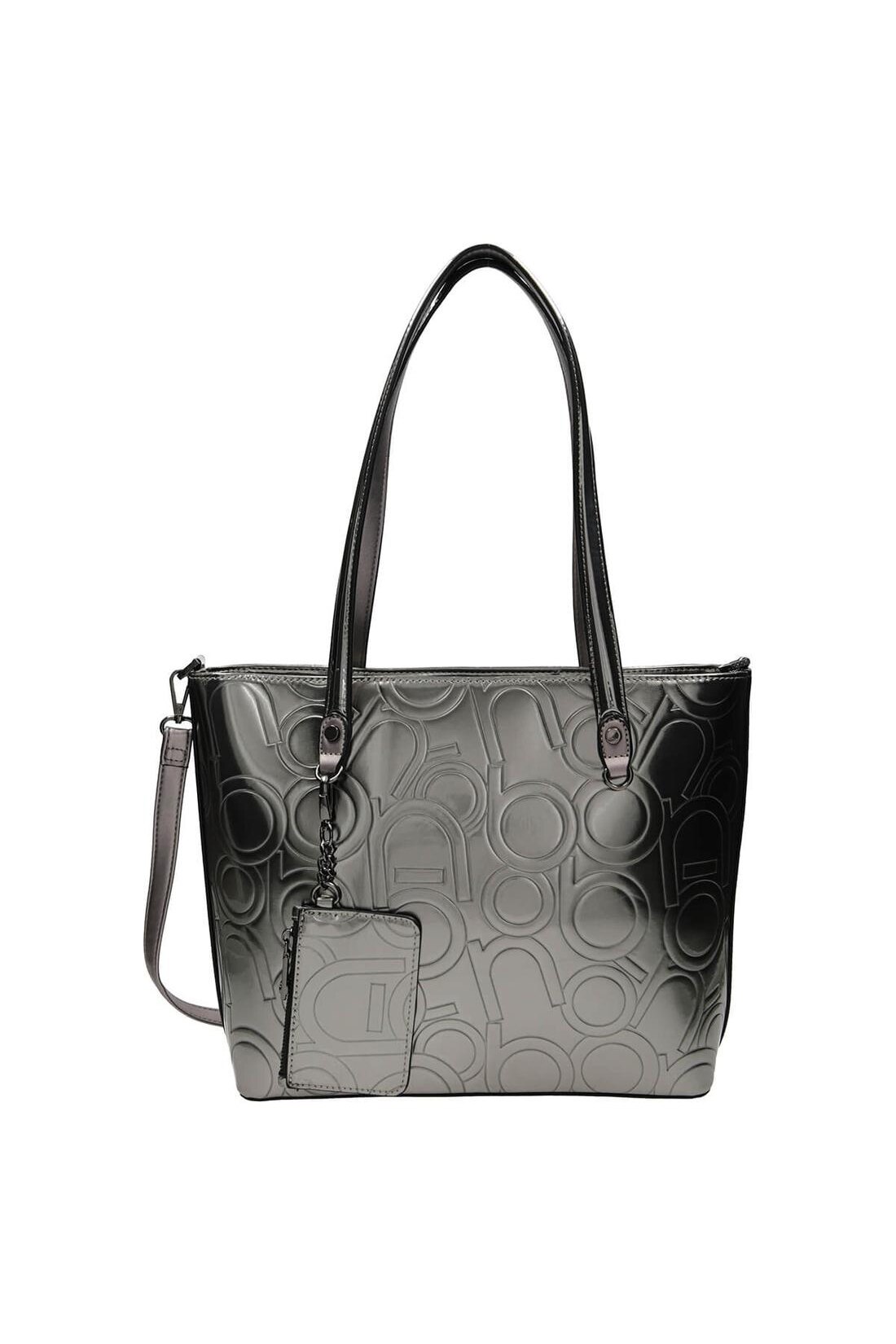 Geanta SHOPPER, Nobo, Gri, NBAG-K4250-C025