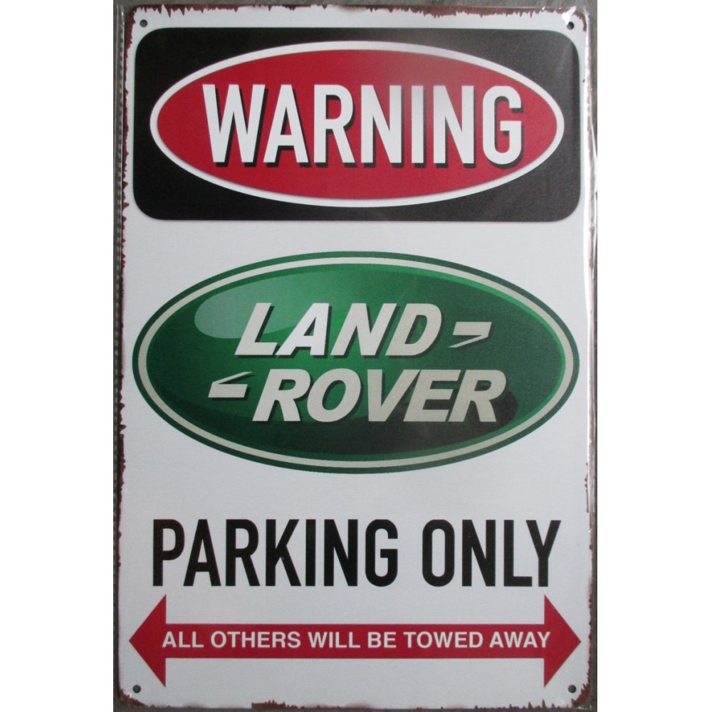 Targa Decorativa Land Rover In Metallo Vintage – 30x20 Cm – Per Bar, Garage E Regali - 4