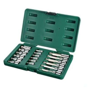Trusa capete tubulare, Sata, cu accesorii, 18 piese Trusa capete tubulare, Sata, cu accesorii, 18 piese