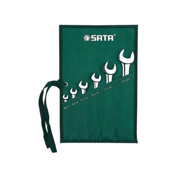 Set chei fixe duble, SATA, 6 piese, deschidere 6‑23 mm Set chei fixe duble, SATA, 6 piese, deschidere 6‑23 mm