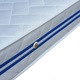 Saltea superortopedica, SalteRo, reversibila, 160x200x24 cm, alb/albastru, cu plasa de arcuri, fermitate tare