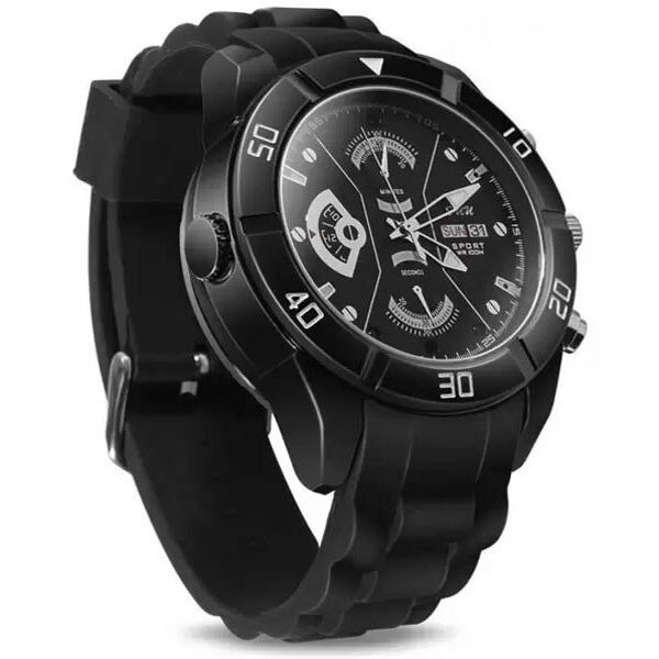 Ceas cu Camera Full HD iUni CW8, Night Vision, Inregistrare Audio-Video, Foto