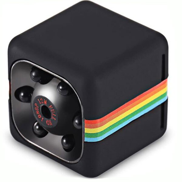 Mini Camera iUni CQ11, Full HD 1080p, Night Vision, Audio Video, Negru