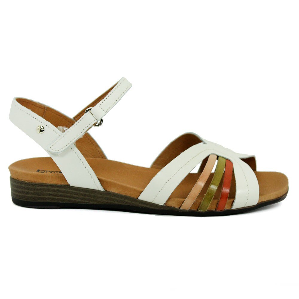 Sandale Pikolinos Ibiza, Piele naturala, Alb, Alb