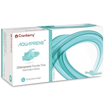 Set 100 Manusi Examinare Nepudrate Premium din Cloropren Cranberry L Set 100 Manusi Examinare Nepudrate Premium din Cloropren Cranberry L
